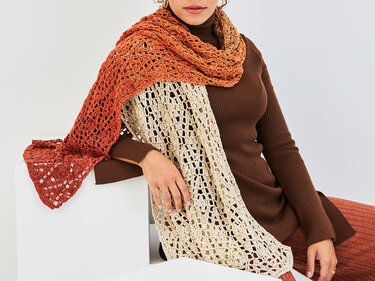 STOLA RAUTENTANZ - Häkeln