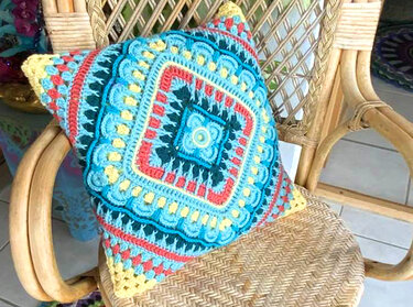 Kissen "Zental" - Häkeln