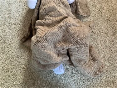 Strickanleitung Babydecke Sternenhimmel - anfängerfreundlich