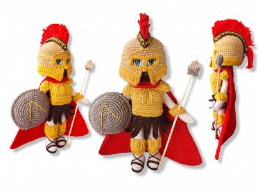 Expansionpack Leo as "Leonidas the Spartan" - Crochet