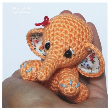 Elefant / Elefantenbaby - Häkeln