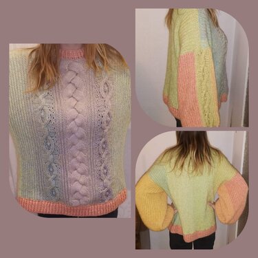 Häkelankeitung: Oversize Zopfpulli Froschkönigin - gehäkelt in Strickoptik - Häkeln