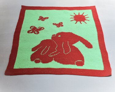 Crochet pattern baby blanket "Happiness" - Image 2
