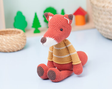 Fox crochet pattern, amigurumi fox crochet pattern