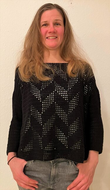 Bauchwegschummler Nr. 1 im Rautenmuster - Häkelanleitung - Bild 4