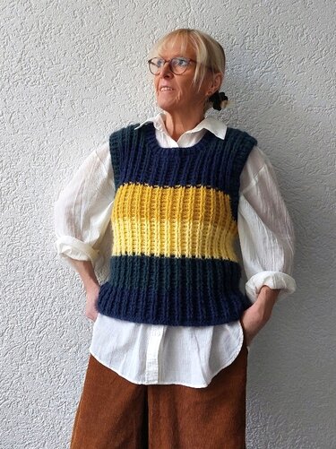 Pullunder "Weekend" für Damen und Herren, Größe leicht anpassbar - Bild 3