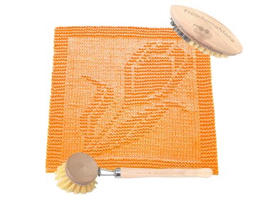 Frühblüher Blumen Deckchen „ Tulpe “ Strickanleitung Spültuch Waschlappen