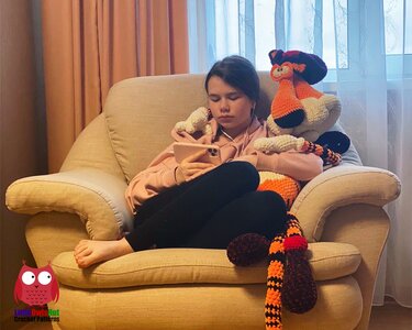 310 Crochet Pattern Sim Salabim Big Tiger Dude by Pertseva