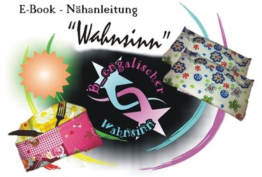 E-Book Bestecktasche "Wahnsinn" - Anleitung und Schnittmuster - Nähen