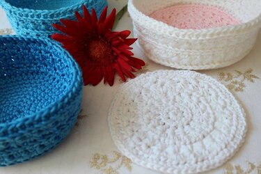 "eine runde Sache" gehäkelte Untersetzer - Häkeln