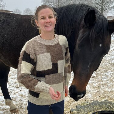 Winterpullover stricken für Mann und Frau - Strickanleitung