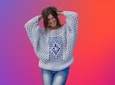 Häkel-Pulli HYGGE (für alle Größen) - Häkeln