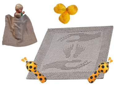 Decke Frühchendecke Puppen Babys Minidecke „ Schützende Hände “ Anleitung - Stricken