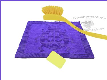 Marienkäfer Spültuch Deckchen Lappen „ Mutschekiepchen “ Strickanleitung