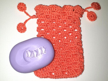 gehäkeltes Säckchen Beutel zum Befüllen Anleitung Seifensäckchen häkeln