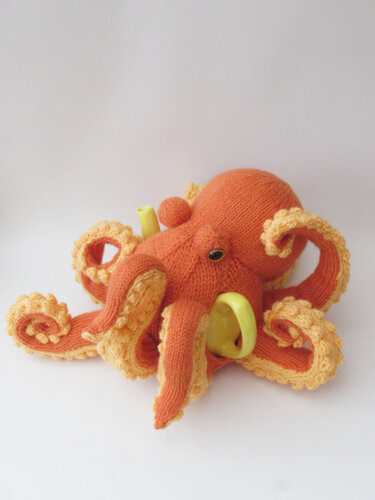 TeaCosyFolk's Octopus Tea Cosy Knitting Pattern