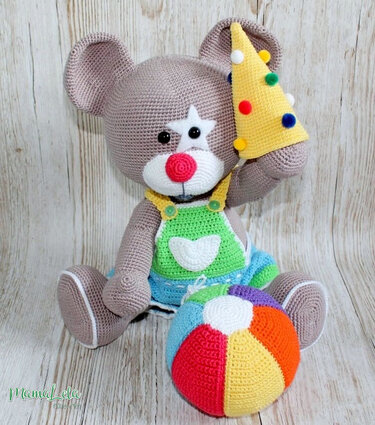 TEDDY „Party - Helau“ - Häkelanleitung
