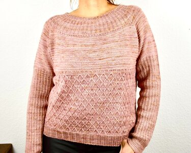 Shapeshifter Sweater, knitting instructions for a pattern sweater