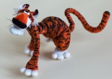 307DE Häkelanleitung Amigurumi Tiger Vzhik - PDF Pertseva CP