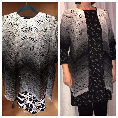 Nubes - Cuddly crochet Cardigan, english Version - Image 5