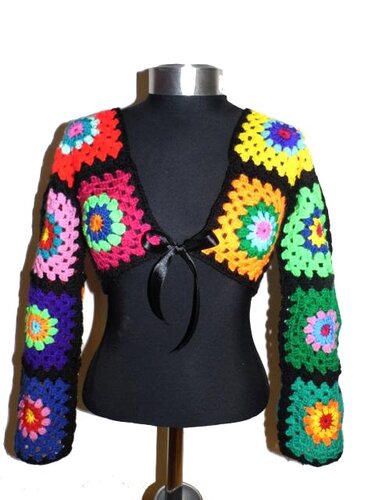 E-Book * 3 in 1 - Bolero - Jacke - Mantel mit Kapuze * - Häkelanleitung in 2 Größen