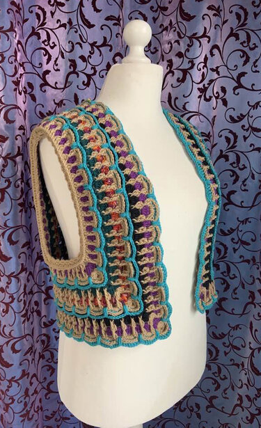 Weste/ Bolero Patmina - Häkeln