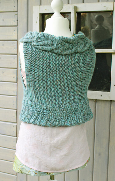 Strickanleitung Weste Bolero "Anouk", Größe S - L