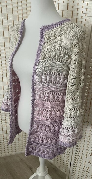 1-Bobbel-Knubbelchen-Häkeljacke "Unicorn Deluxe" - Häkeln