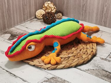 Elly the lizard XXL - Crochet