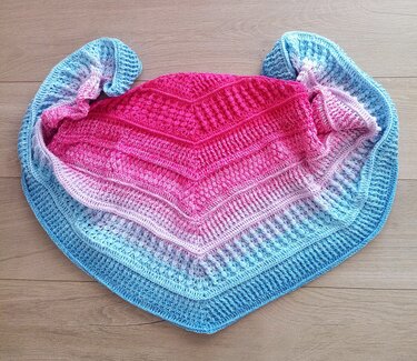 escúchame flaches Dreieckstuch - Häkeln