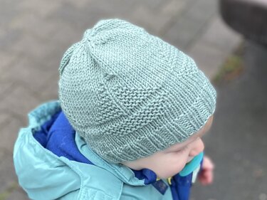 Strickanleitung Mütze mit Schiffen - sehr einfach