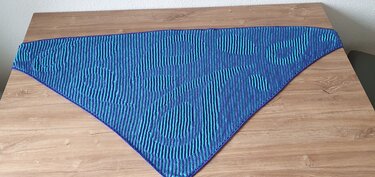 Paisley, Schattenstricken, Illusionsstricken, Motivtuch