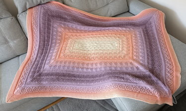 Strickanleitung Decke "Gemütlichkeit"