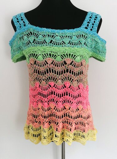 Top/Tunika/Kleid Splash - Häkeln