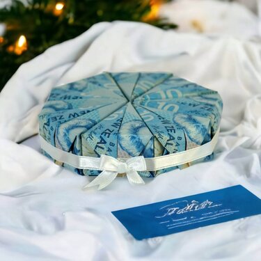 Origami Geldschein Torte (***) - Basteln