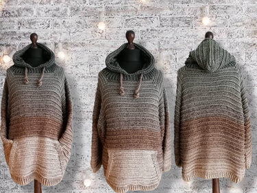 Hoodie Mr. - Häkelanleitung für einen Männerpullover