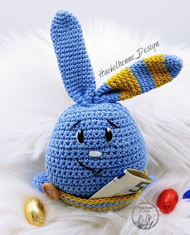 Häkelanleitung "Hasenfranz mit Einstecktasche"