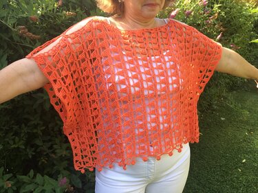 Häkel-Anleitung Top / Cape "Margarita" - Häkeln