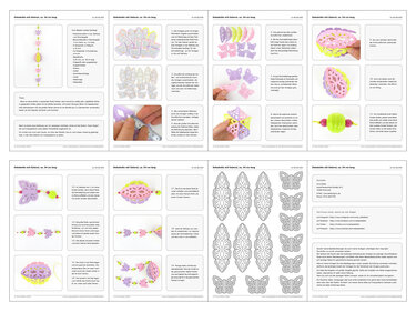 Dekokette mit Osterei – Bastelanleitung und Vorlagen