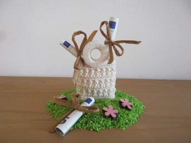 Häkelanleitung Mini-Geschenktasche "Erika"