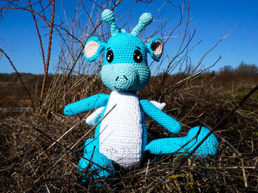 Crochet Pattern for the dragon Drachi