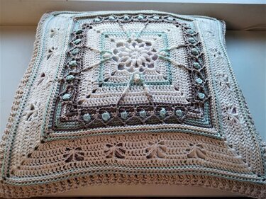 Häkelanleitung Decke Hygge