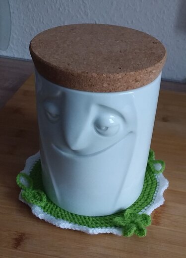 Eierkorb und Untersetzer - Häkeln