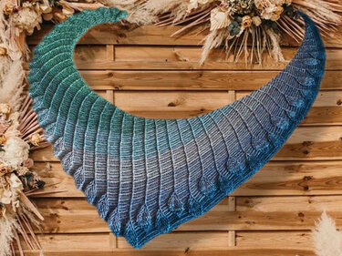 Leaves Swirl- Häkelanleitung für das flache Kuscheltuch - Bild 6