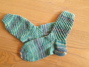 Socke Nr. 10 - Stricken