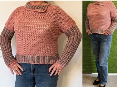 Vintage-Pullover - Häkelanleitung
