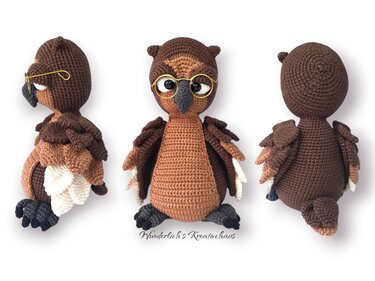 Häkelanleitung "Martha" Die Schlafeule
