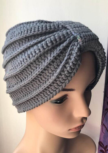 praktischer  Turban "Hollywood" - Häkeln