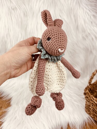 Schmusetuch Hase Immi - Häkeln