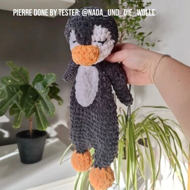 Häkelanleitung: Pinguin "Pierre" zum Kuscheln. Amigurumi Kuscheltier